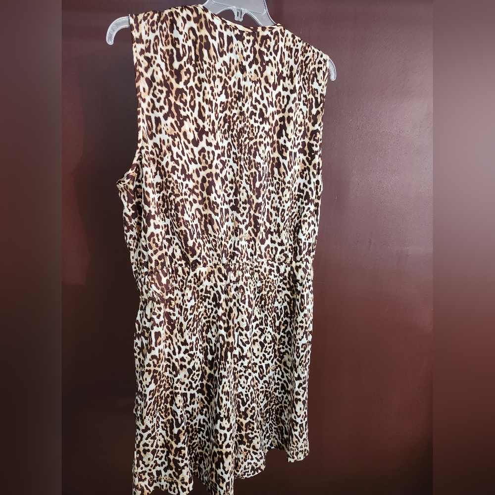 NWT Banana Republic Leopard Print Utility Romper Size 20 - Picture 12 of 13